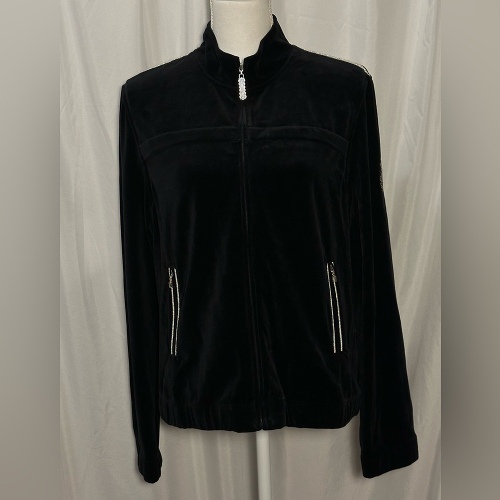 St. John Collection Velour Jacket. Size Medium. NWT.